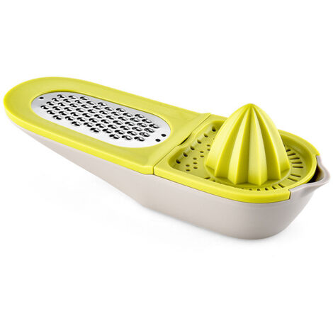 Presse Agrumes Manuel en Plastique, Presse Orange Manuel Plastique, Presse Citron Manuel Plastique pour Citrons, Oranges, Verts ou Citrons Verts, Râpe à Fromage Manuelle pour fromage, Légumes