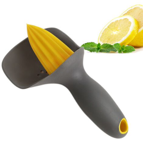 Presse-agrumes manuel et presse-citron Mini presse-agrumes manuel ergonomique pour orange citron vert，gris，Guazhuni
