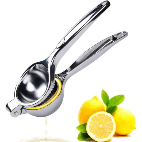 LONGZIMING Presse Agrumes Manuel Professionnel 7 cm - Extracteur à Citrons/Oranges en Métal Robuste - Haute Extraction de Jus pour Bars, Restaurants & Cuisine