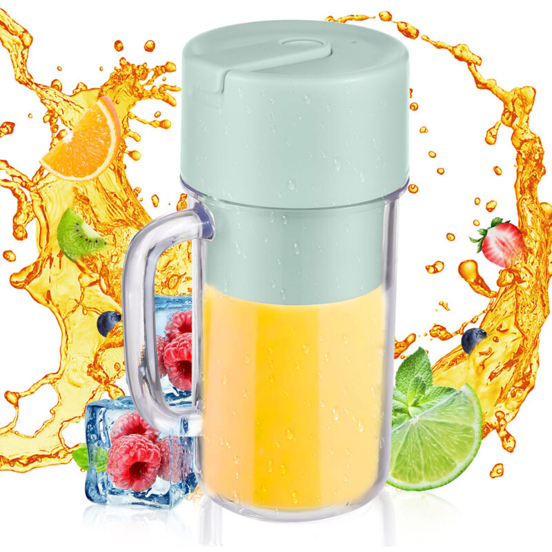 Kkmoon - Presse-agrumes portable rechargeable par usb, presse-agrumes de grande capacité de 340 ml avec batterie au lithium intégrée, vert