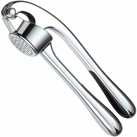 Sinnsally Presse ail Manuel en Acier Inoxydable Professionnel,Découpe  Ecrase ail,Garlic Press Rocker Crusher,Hachoir Ail pour Broyer et