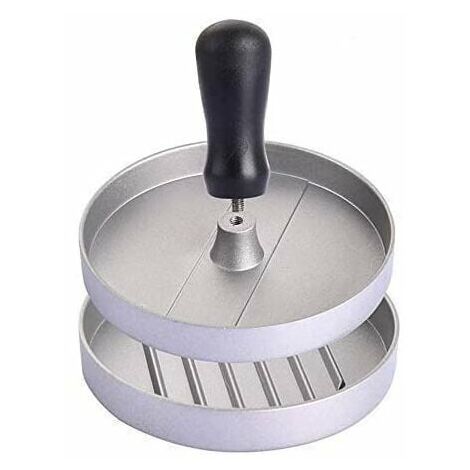 Presse �� Burger, Presse �� Patty , Moule �� Patty, Fabriqu�� en Aluminium Moul�� Sous Pression et Plaqu�� avec S��curit�� Alimentaire et Antiadh��sif Mat��riau