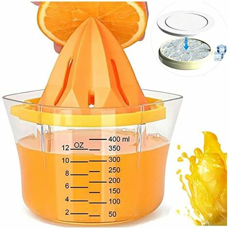 Presse-citron citron vert 5 en 1 - Presse-agrumes à main Presse-citron, Presse-agrumes orange, Presse-agrumes manuel citron, Presse-agrumes manuel multifonction, Obtenez suffisamment de vitamines pour