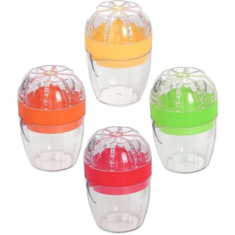 Presse-citron multicolore en silicone et plastique
