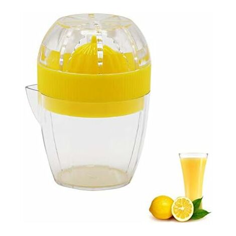 presse-citron, presse-agrumes, presse-agrumes antidérapant avec passoire et tasse à mesurer intégrée