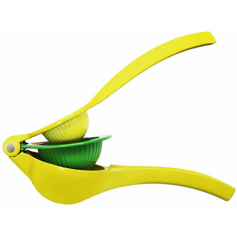 Presse-citron - Presse citron vert - Presse-orange 3-en-1: Presse-agrumes manuel en aluminium，1 pcs，