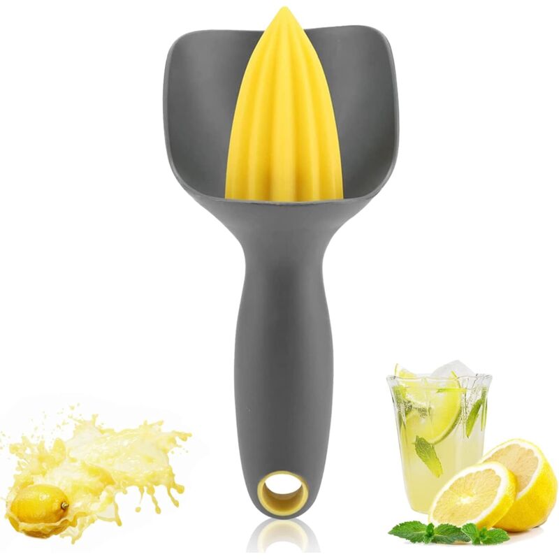 Presse Citrons ergonomique, Mini Presse Agrume manuelle avec Filtre à Pépins pour outils de cuisine ménagers pour Citrons, Orange, Ou Autres Fruits