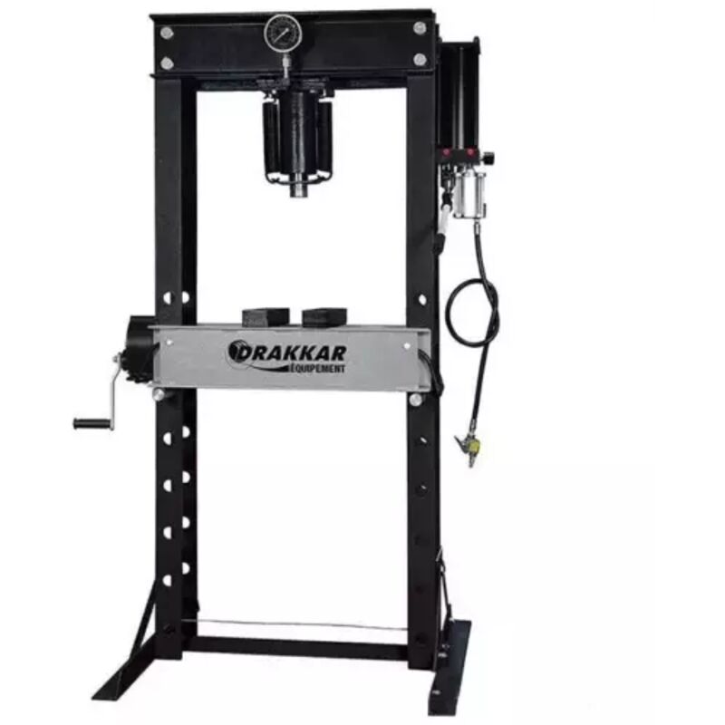 Drakkar Equipement - Presse d'atelier manuelle et pneumatique 40 tonnes drakkar