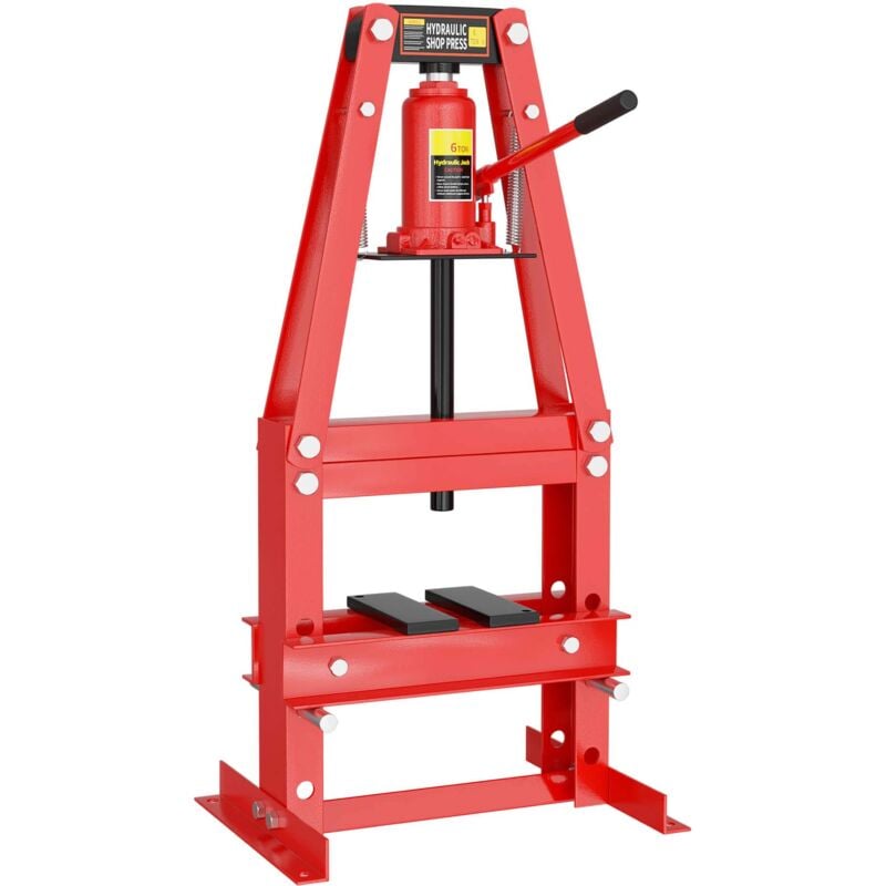 Wiltec Presse hydraulique Presse atelier Presse cadre en a Force de pressage de 6 Tonnes