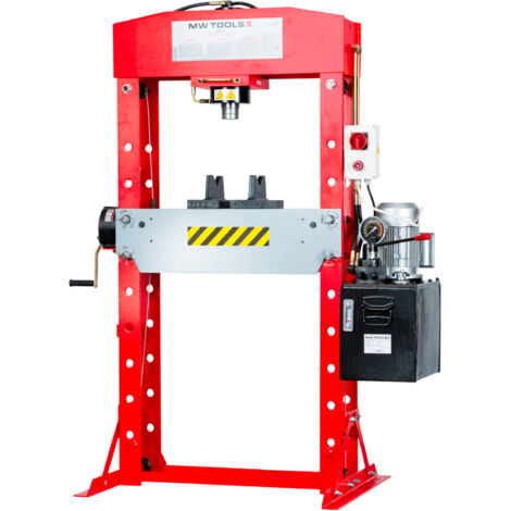 Presse d'atelier électro-hydraulique 50 t avec cylindre mobile 230V MW Tools PEH50