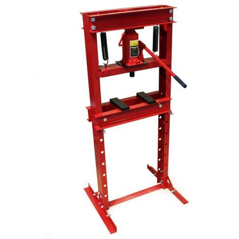 Presse d'atelier hydraulique de 20 tonnes Rouge
