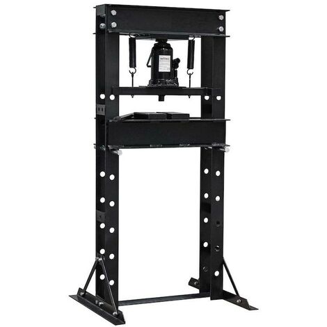 Presse d'atelier hydraulique de 30 tonnes Noire