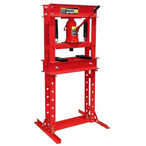 Presse d'atelier hydraulique de 30 tonnes Rouge