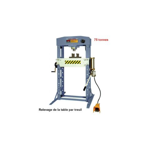 Presse hydraulique d'atelier 175-350 mm 10 tonnes 3 niveaux