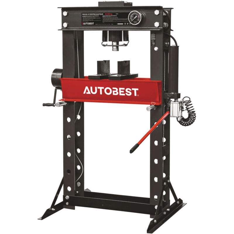 Autobest - Presse d'atelier hydraulique/hydropneumatique 50 tonnes