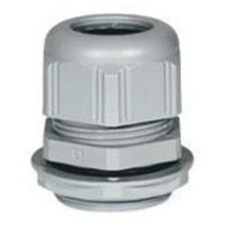 Legrand – Presse-étoupe plastique IP68 PG11 gris RAL 7001 – Capacité de serrage 5-10mm – Résistant aux chocs – 98022 - RAL7001