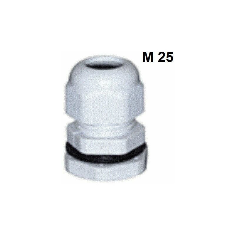 Presse étoupe M12 - M16 - M20 - M25 - Lot de 5 ou 10 ou 20 ou 50 pièces Lot de 50 pièces - Presse Etoupe M25