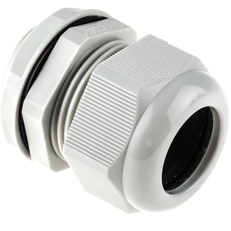 Rs Pro - Presse-étoupe M32 en Nylon 66 pour câble de 18mm à 25mm, avec contre-écrous, IP68 ( Prix pour Paquet de 10 )