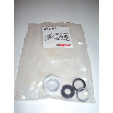 Presse étoupe multi câble PG16 diamètre 7mm à diamètre 14mm Plexo composable IP55 gris (069653)