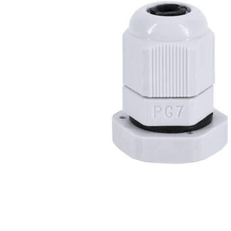 BEMKO Presse-étoupe PG-7 - Gris - IP68 - Plastique - Résistant aux températures extrêmes