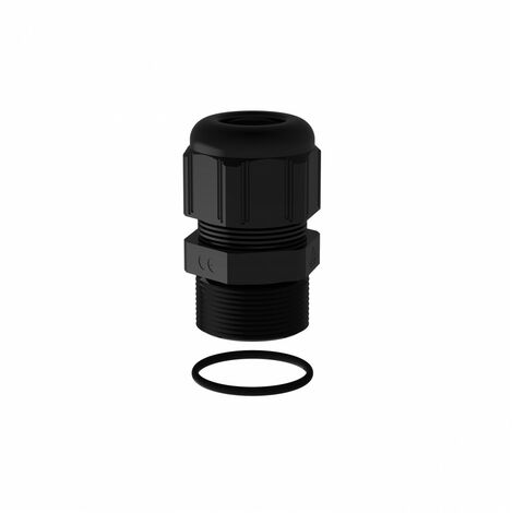 Presse-étoupe plastique IP68 PG 13 noir RAL9011 LEGRAND 381569