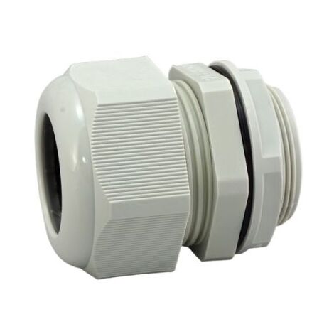 Presse-étoupe RS PRO, PG7 en Nylon 66 Ø 3.5mm à Ø 6.5mm, avec contre-écrous, IP68 ( Prix pour Sachet de 25 )