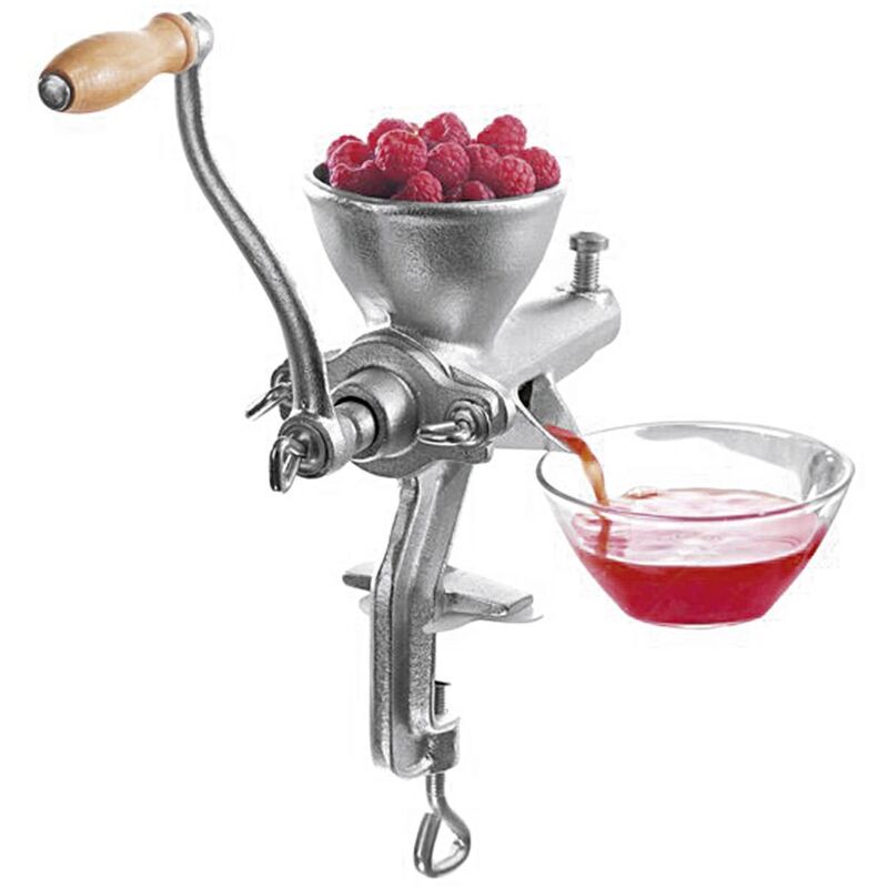 Unbekannt - Frucht-und Beerenpresse Grauguss