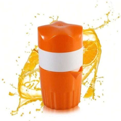 Presse Agrumes 300ml, Presse Agrumes Manuel Inox 201 Lavable Lave-Vaisselle, Presse Citron Rotation Presse Facile à Nettoyer pour Presser Citrons, Oranges, Verts ou Citrons Verts
