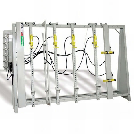 Presse hydraulique 2500 x 1500 mm – Capacité de serrage 2,5 T – Pression réglable 3,5 à 17,5 bar – 4 vérins hydrauliques – Holzprofi - CAD3000HC