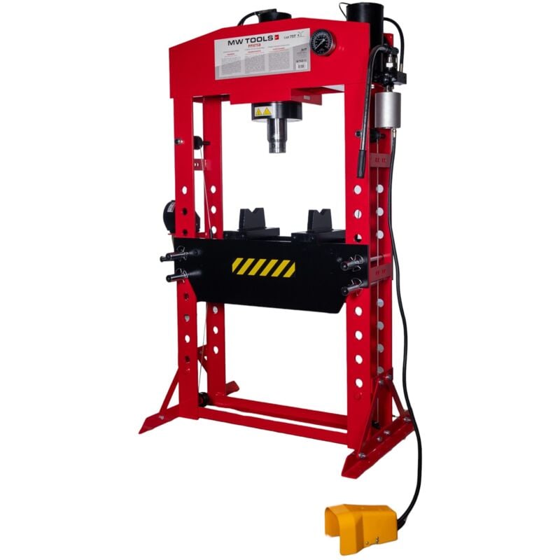 Mw Tools - Presse d'atelier hydropneumatique 75T avec cylindre mobile PPH75B