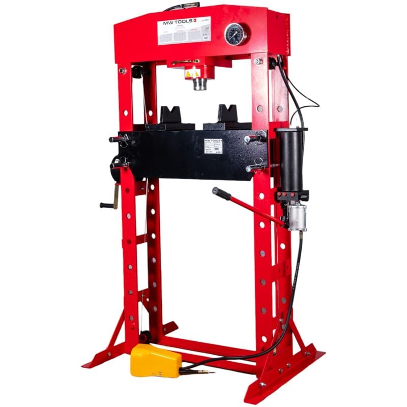 Mw Tools - Presse d'atelier hydropneumatique 50T avec cylindre mobile PPH50B