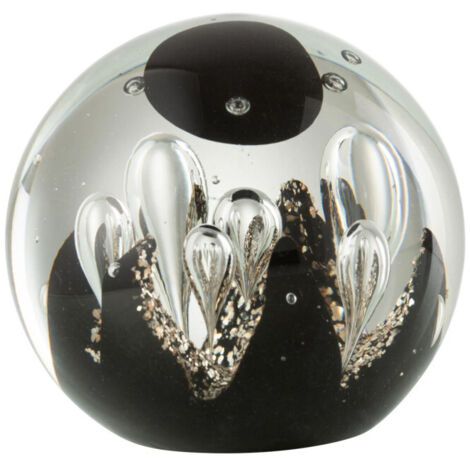 Presse-Papier en Verre "Magic" 10cm Noir