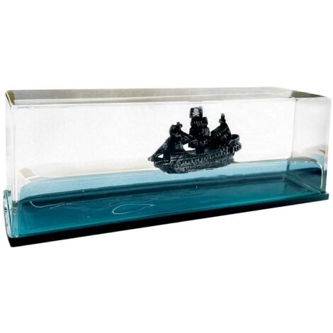 Presse-papier liquide insubmersible, flotteur liquide Black Pearl, bouteille flottante