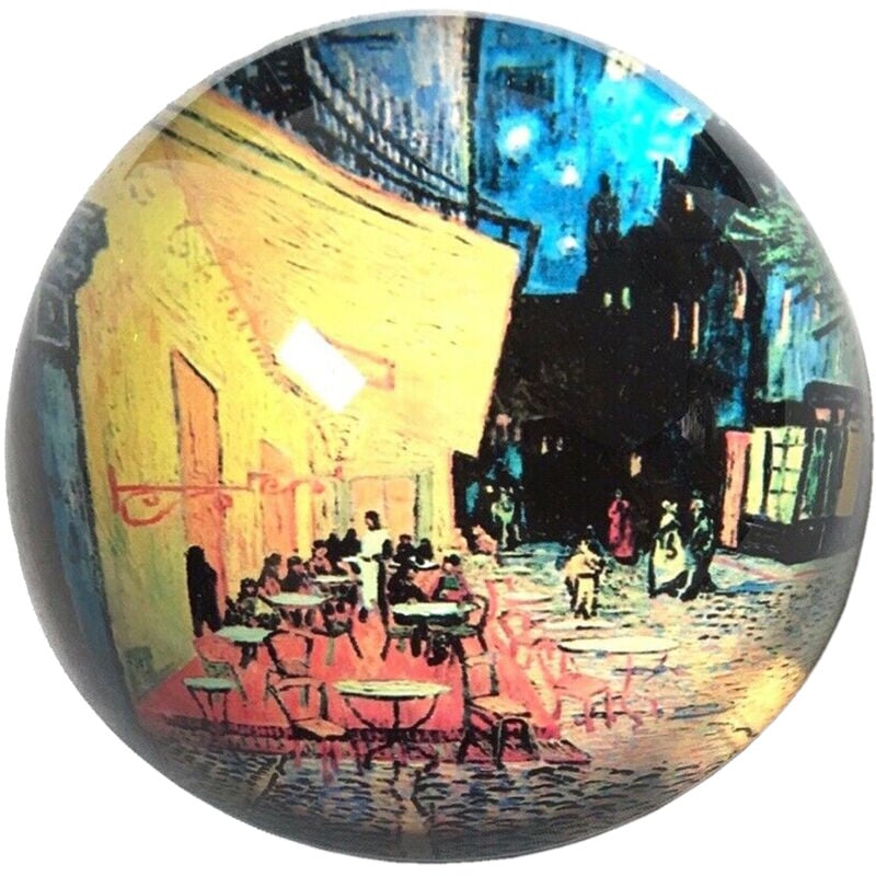 Parastone - Presse papier Van Gogh - Terrasse du Café le soir