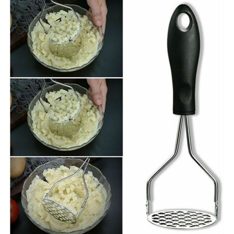 Presse-purée à pommes de terre en acier inoxydable de cuisine Kchenprofi poignée presse-purée à pommes de terre