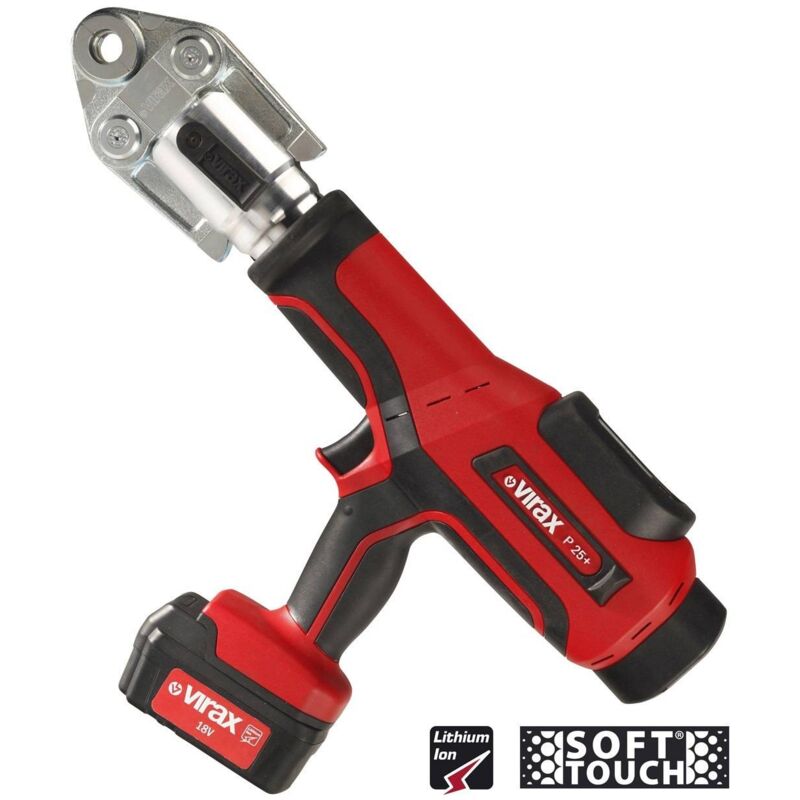 Sertisseuse viper P25+ 2 batteries 18V 3AH + chargeur - 253261 Virax