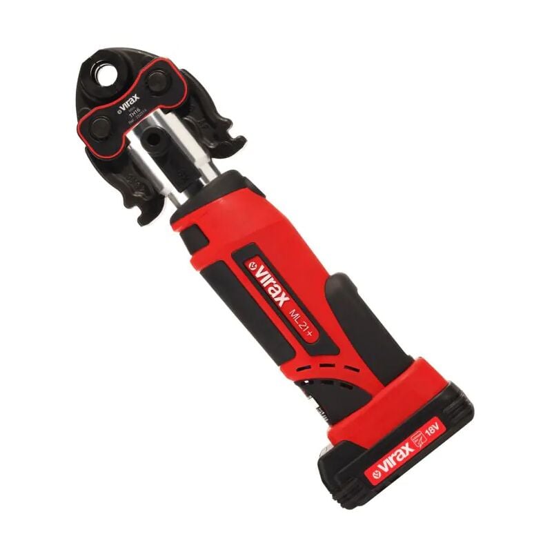 Presse à sertir électro-mécanique viper L2X + Inserts V12-14-18-22 + 2 batteries Virax 253582