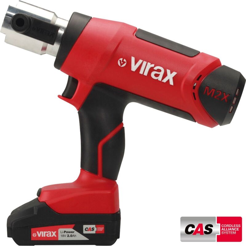 Machine à sertir sur batterie viper M2X 18V / 2,0 Ah batterie cas - 253550 - Virax