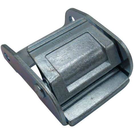 Pressed Cam Buckle 50MM (1500KG Zinc Plated Metal Cambuckle Tie Down Flap Clip)