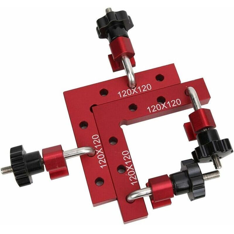 Presses d'angles Règle de positionnement à angle droit en forme de L - Outil de mesure d'angle à 90 degrés - Pince de positionnement - Outil de