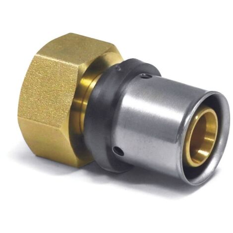Pressfitting 32mm, Übergangsverschraubung 1 Zoll IG, Mehrschichtverbundrohr, Boni