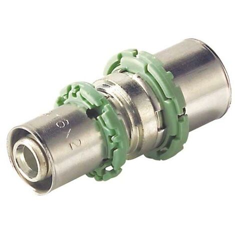 Pressfitting für Metallverbundrohr, Kupplung reduziert, 20x16mm, Sudo Press Visu-Control