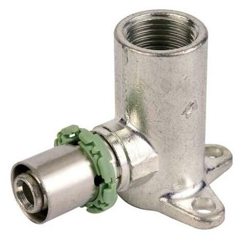 Pressfitting, Mehrschichtfitting, Wandscheibe, IG / lang, 20mm, 1/2"