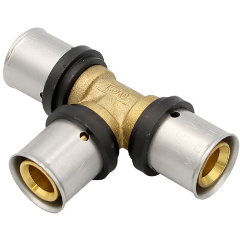 Pressfitting T-Stück 20x2 mm TH Kontur Alu-Mehrschichtverbundrohr