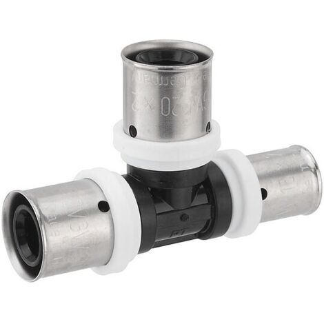 Pressfitting-T-Stück PPSU - reduziert - 20 x 2,0 - 20 x 2,0 - 16 x 2,0 mm für MV-Rohr