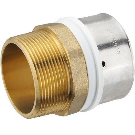 Pressfitting-Übergang 63 x 4,5 mm - 2 Zoll Außengewinde für MV-Rohr