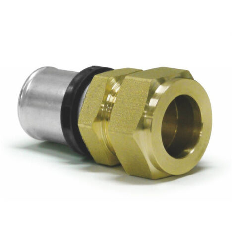 Pressfitting Übergang Kupferrohr - Klemmverschraubung