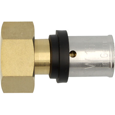 Pressfitting Verschraubung Übergang 16x2 mm 1/2 Zoll IG TH Kontur