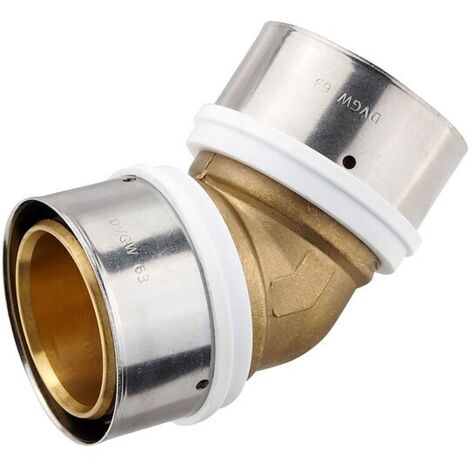 Pressfitting-Winkel 45° - 63 x 4,5 mm für MV-Rohr