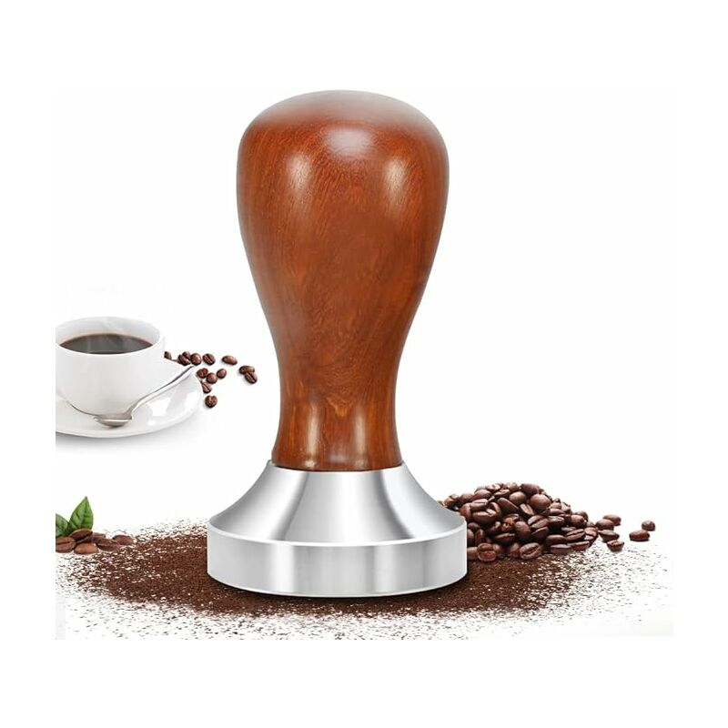 Image of Fortuneville - Pressino per caffè espresso 51 mm Pressino per caffè espresso Premium Pressino per caffè espresso con pressa per caffè espresso in
